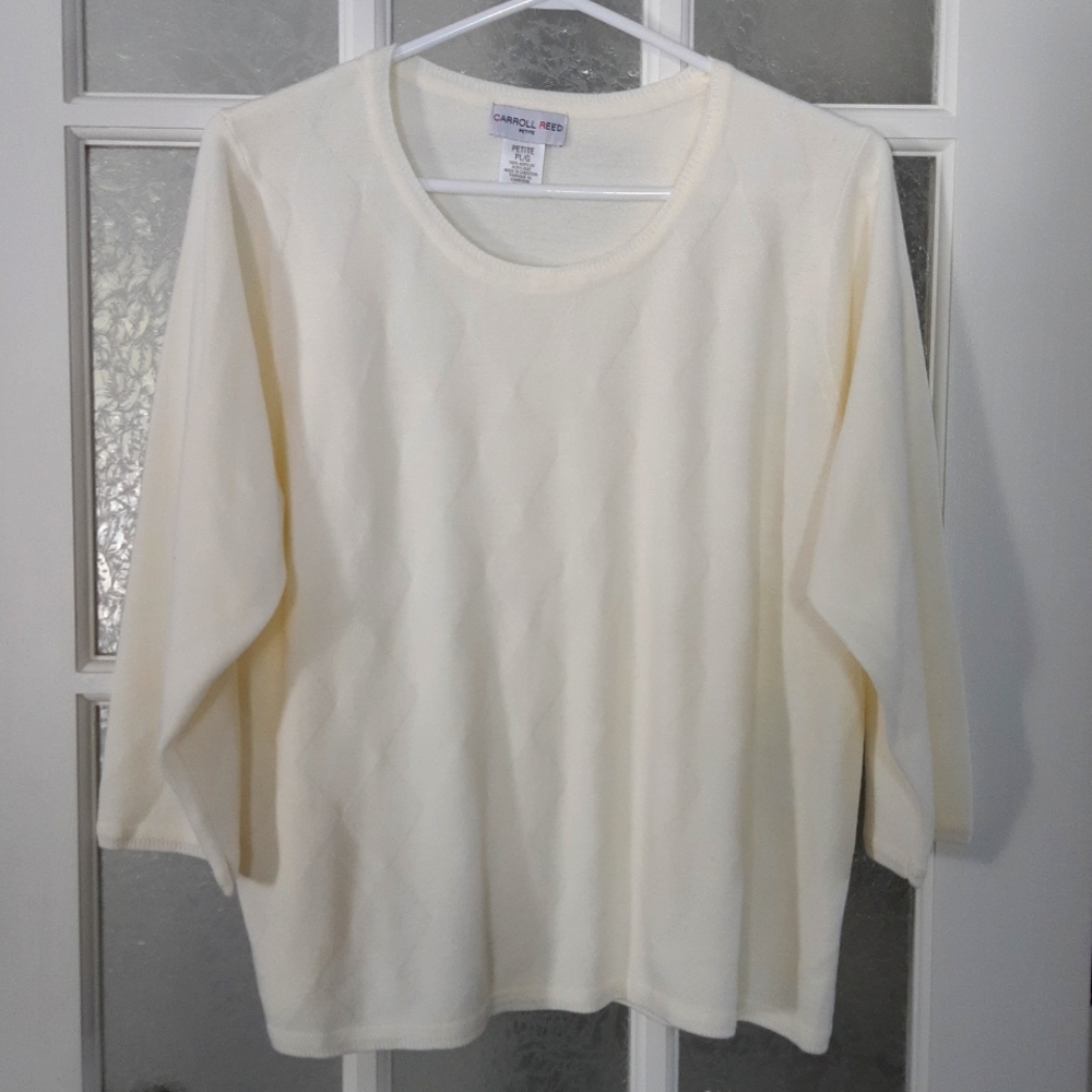 Carroll Reed argyle sweater